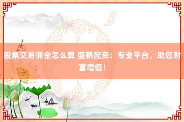股票交易佣金怎么算 盛鹏配资：专业平台，助您财富增值！