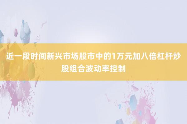 近一段时间新兴市场股市中的1万元加八倍杠杆炒股组合波动率控制